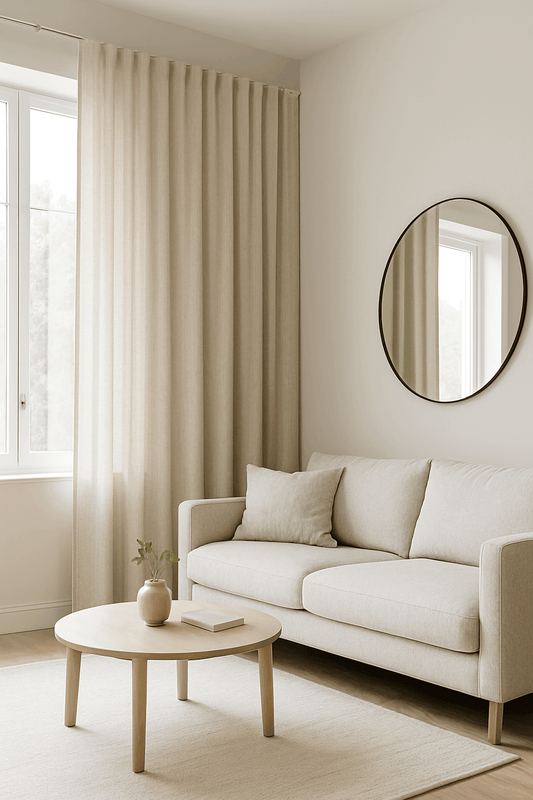 Hoe laat je een kleine ruimte groter lijken met gordijnen? 7 slimme interieurtips - Maatwerkgordijnen.nl