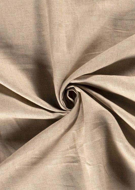 100% Linnen Gordijn Naturel - Maatwerkgordijnen.nl