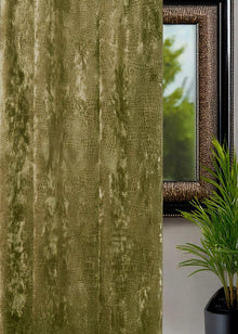 Gordijn Snake - Groen - Maatwerkgordijnen.nl