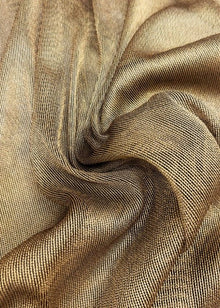 Inbetween gordijn Metallic goud/taupe - Maatwerkgordijnen.nl