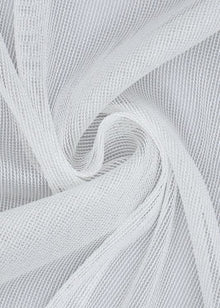 Inbetween gordijn Metallic wit - Maatwerkgordijnen.nl