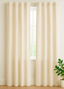 Verona Linnen Ivoor - Maatwerkgordijnen.nl