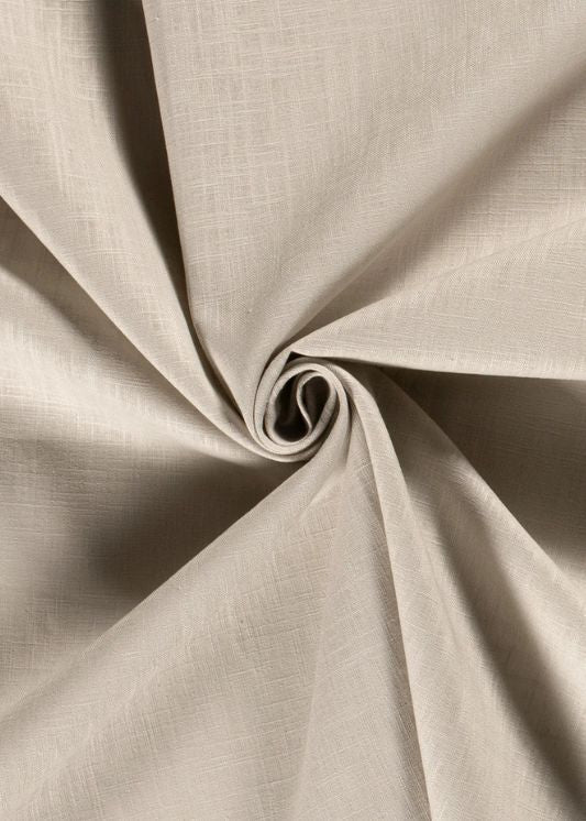 100% Linnen Gordijn beige - Maatwerkgordijnen.nl