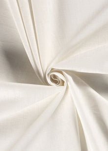 100% Linnen Ivoor B: 280 x H: 220 cm - 1 deel - Railsysteem - Wave plooi