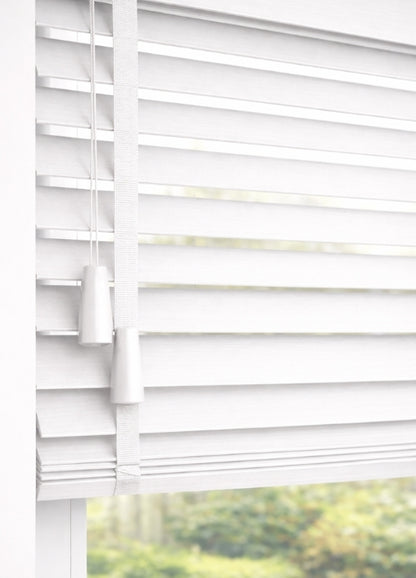 Houten Jaloezie 50mm - Softline - White