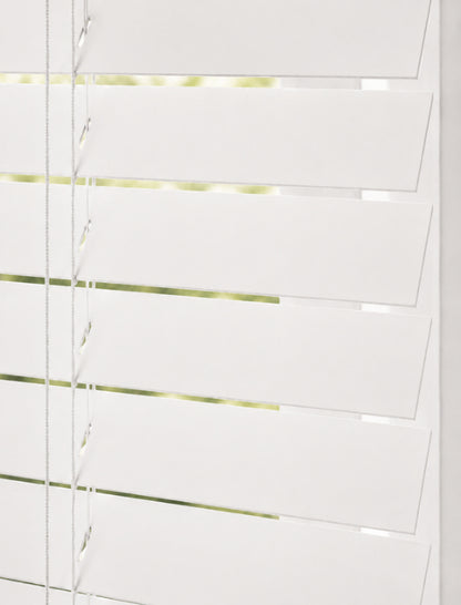 Houten Jaloezie 50mm - Softline - Wit