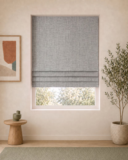 Vouwgordijn Monaco - Cloud grey