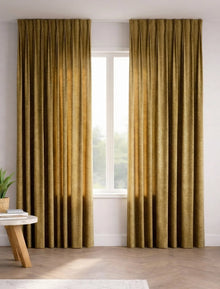 Chenille gordijn - Preston Gold