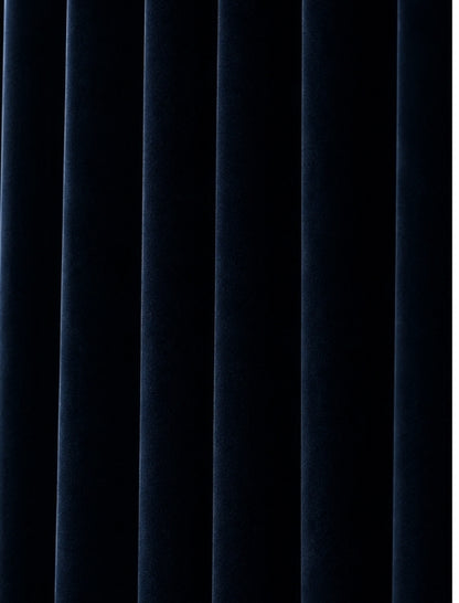 Velours gordijn - Donkerblauw