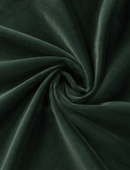 Velours gordijn - Donkergroen