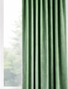 Velours gordijn Mintgroen