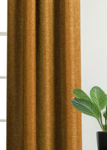 Cleveland / (100% lichtdicht) Okergeel - Maatwerkgordijnen.nl