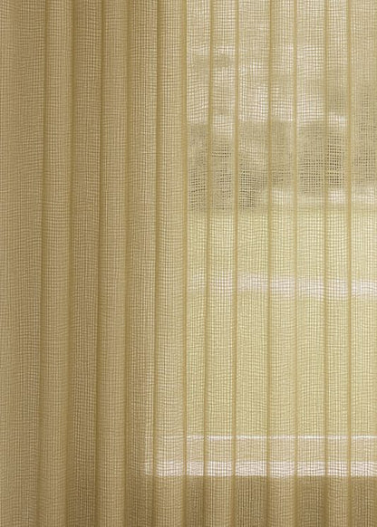 Crystal inbetween Metallic goud - Maatwerkgordijnen.nl