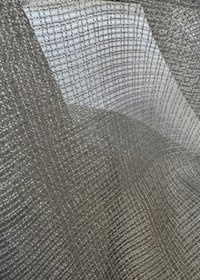 Crystal inbetween Metallic zilver - Maatwerkgordijnen.nl