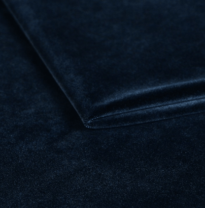Gordijn Velours - Dark blue - Maatwerkgordijnen.nl