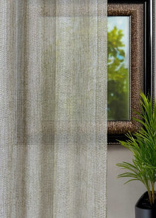 Inbetween gordijn Leuven beige - Maatwerkgordijnen.nl