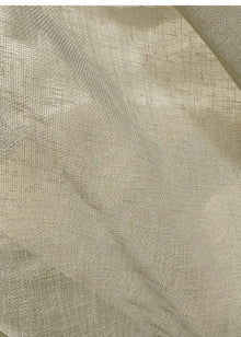 Inbetween gordijn Linnenlook beige - Maatwerkgordijnen.nl