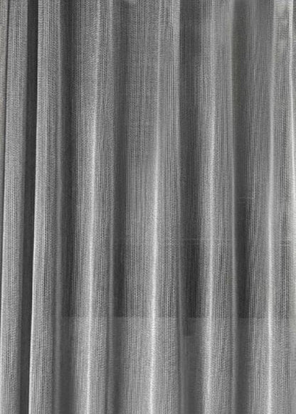 Inbetween gordijn Metallic lichtgrijs - Maatwerkgordijnen.nl
