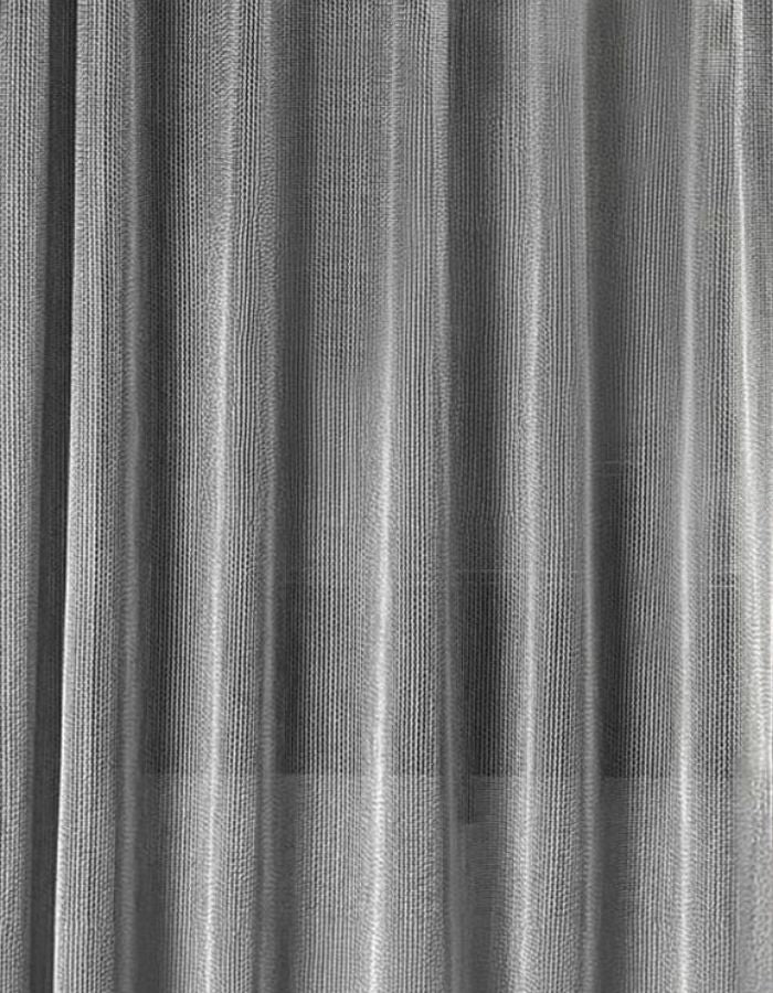 Inbetween metallic Zilvergrijs - Maatwerkgordijnen.nl