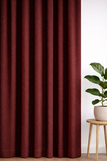 Oxford gordijn Bordeaux - Maatwerkgordijnen.nl