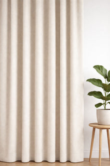 Oxford gordijn Ivoor - Maatwerkgordijnen.nl