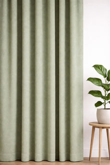 Oxford gordijn Zachtgroen - Maatwerkgordijnen.nl