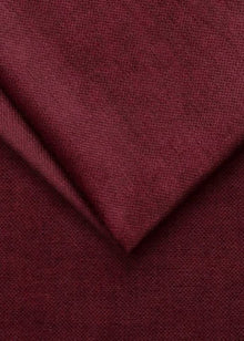 Vegas Velours Bordeaux rood B: 140 x H: 248 cm - 2 delen (gelijk) - Railsysteem - Dubbele plooi - Maatwerkgordijnen.nl