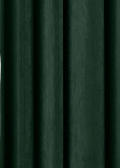 Velours gordijn Donkergroen - Maatwerkgordijnen.nl