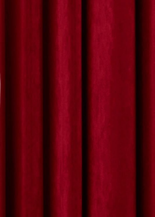 Velours gordijn Rood - Maatwerkgordijnen.nl