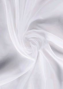 Voile gordijn Transparant wit - Maatwerkgordijnen.nl